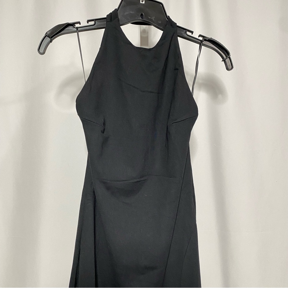 Susana Monaco Black Halter Maxi Dress Backless • S - Picture 4 of 8